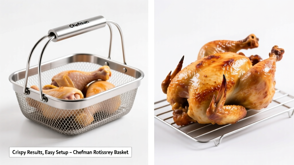 Chefman Rotisserie Basket: Easy Setup & Crispy Results