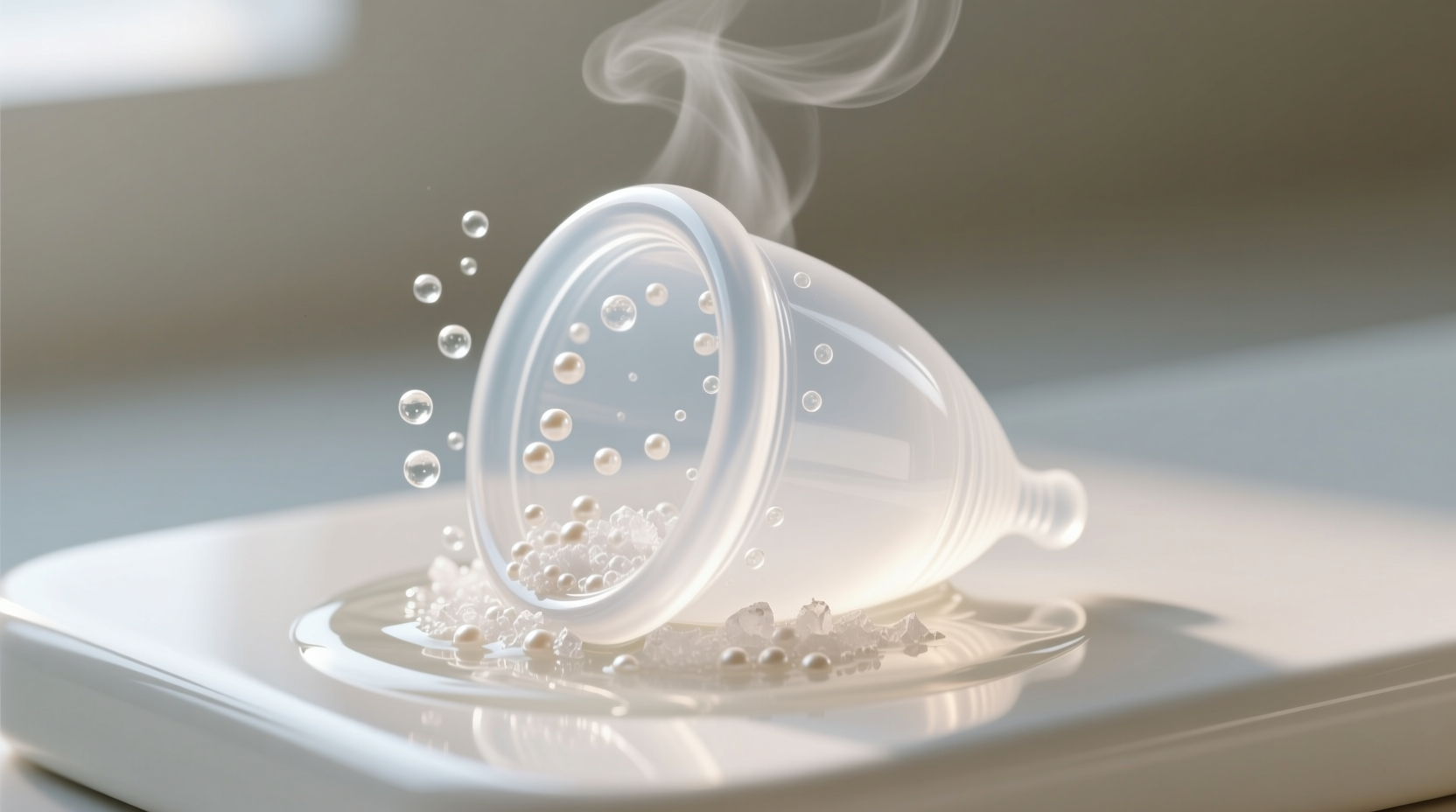 eco friendly menstrual cup sanitization