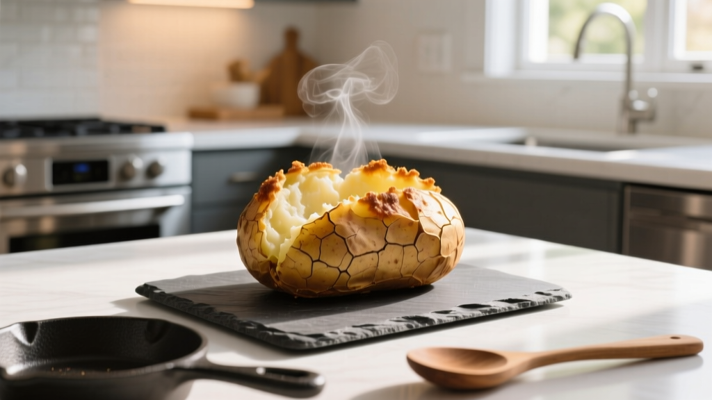 How to Air Fry a Baked Potato (Crispy Skin, Fluffy Inside)
