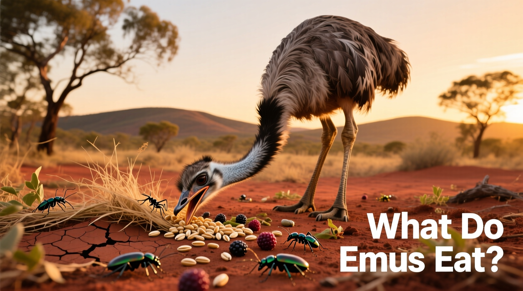 What Do Emus Eat? Complete Guide to Emu Diet & Nutrition