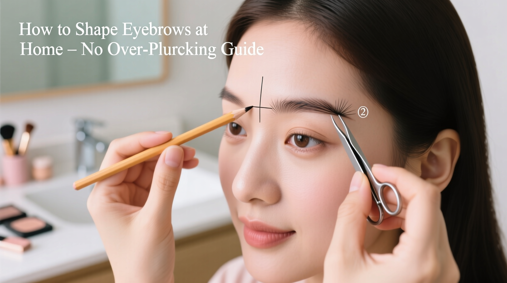 how to shape eyebrows at home without over plucking beginners guide