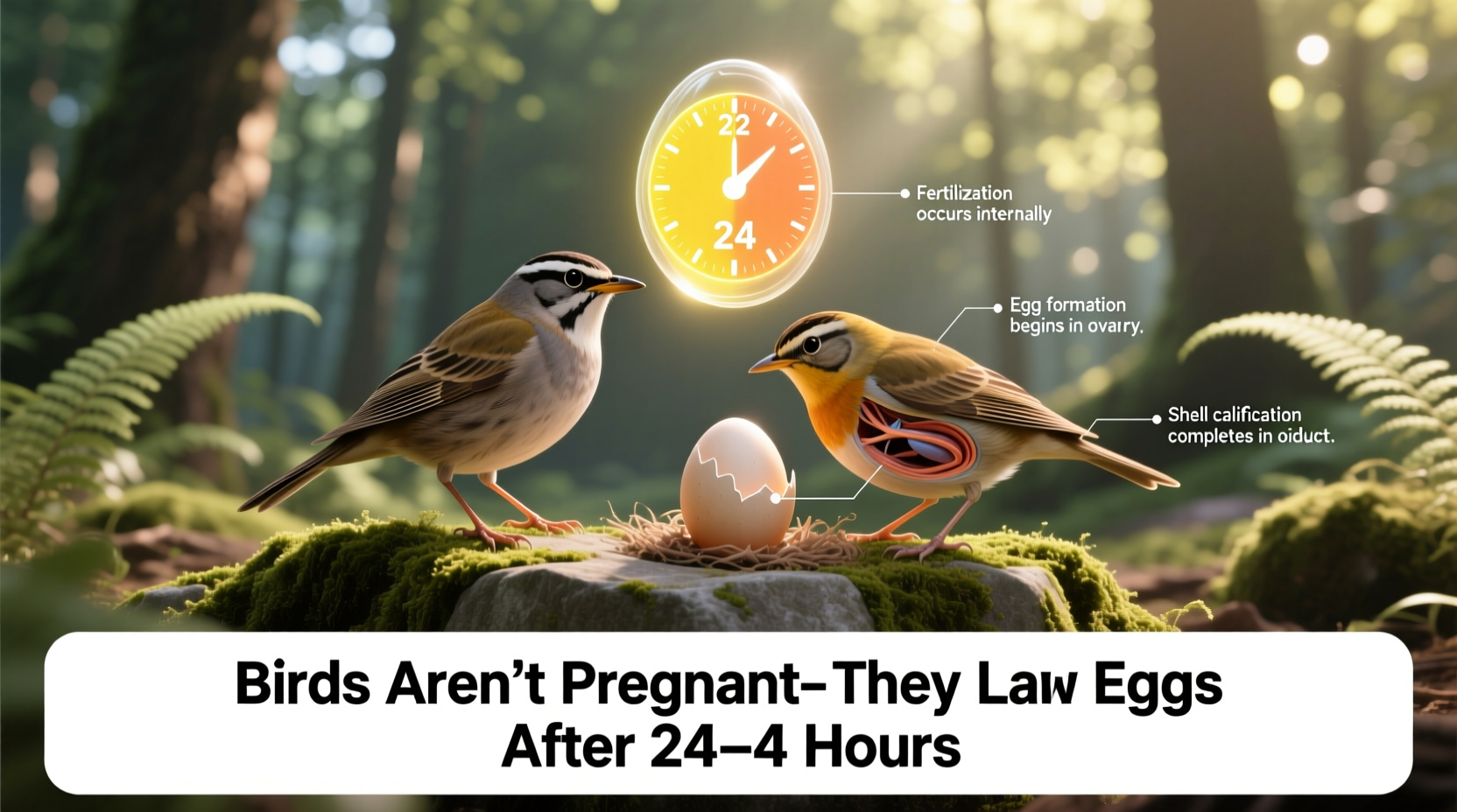 how long are birds pregnant