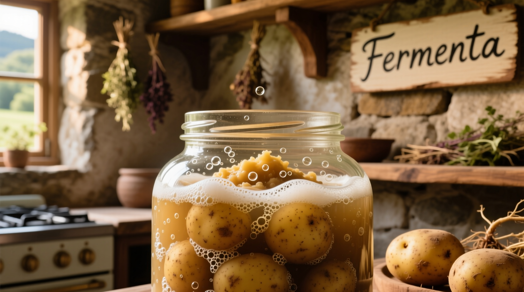 make yeast from potatoes