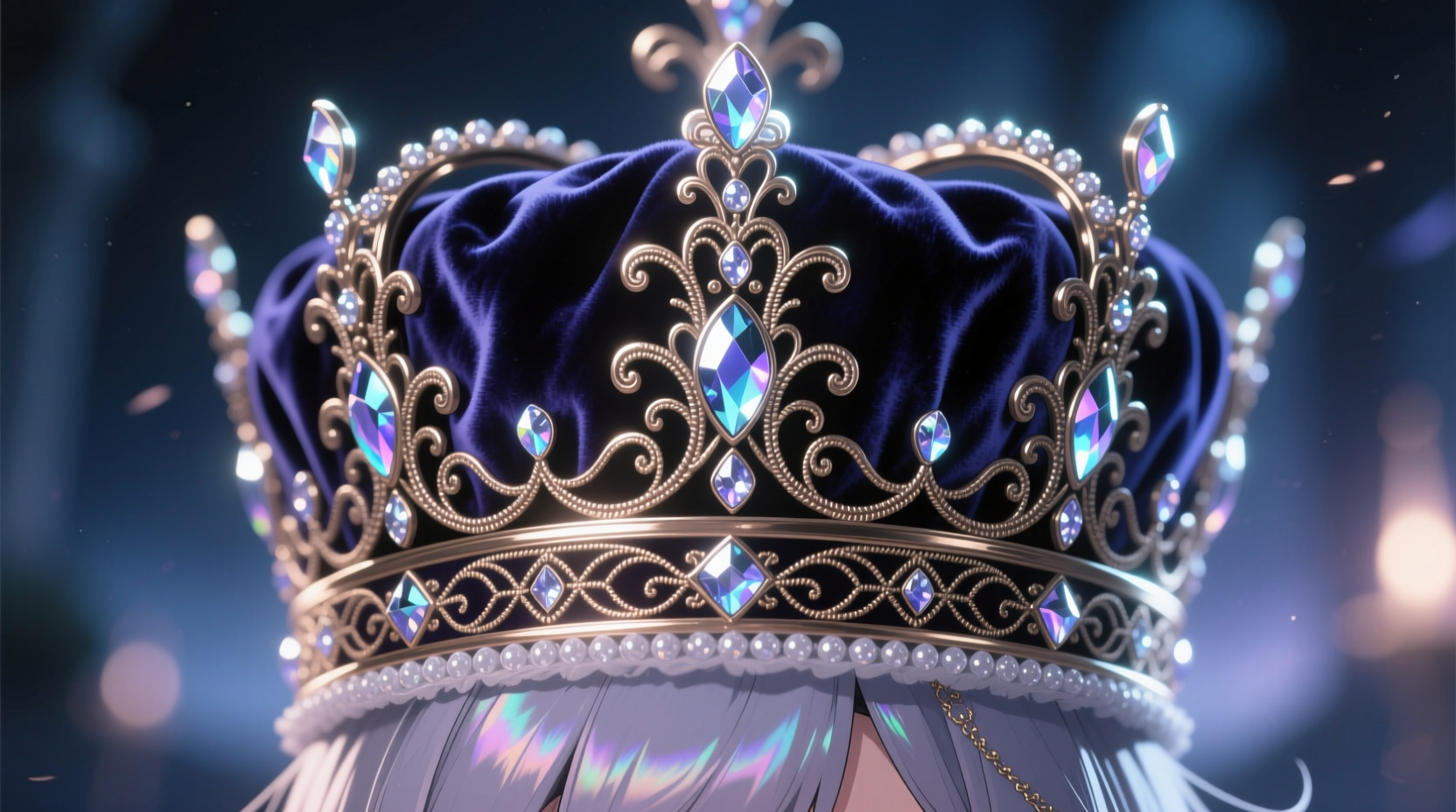 how to clean a velvet anime cosplay crown