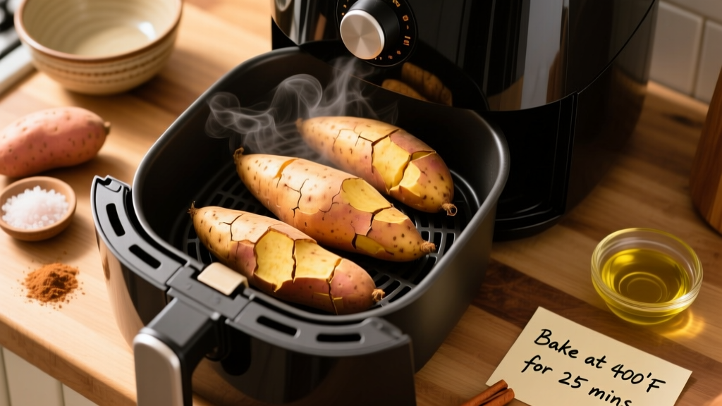 How to Bake Sweet Potatoes in a Ninja Air Fryer