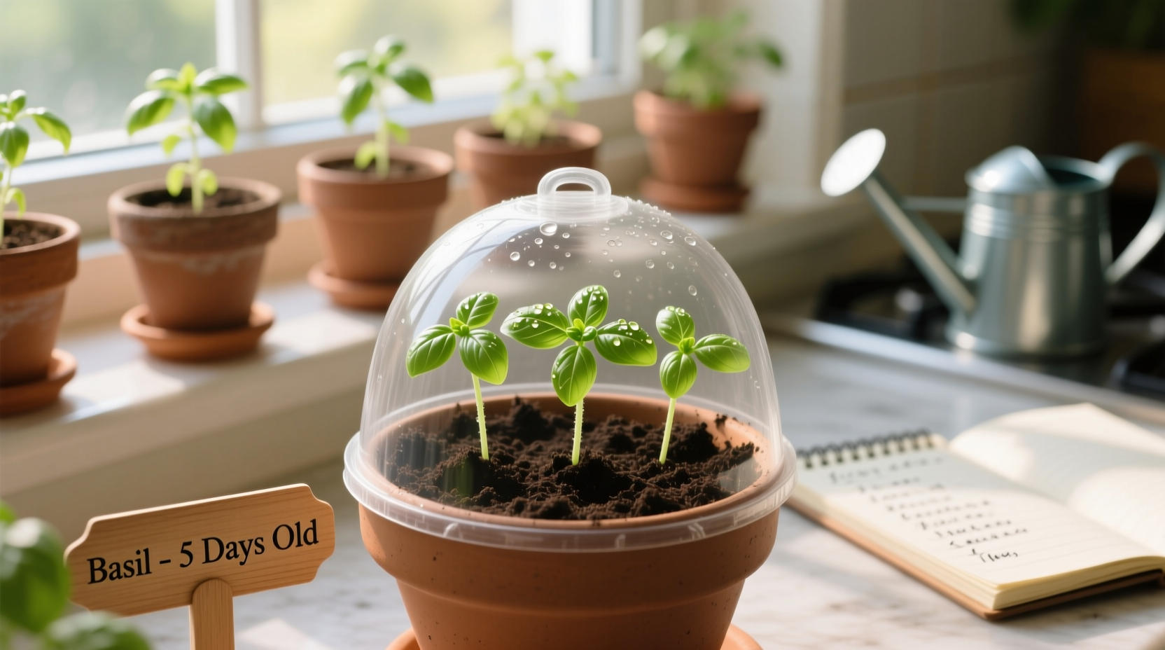 Grow Basil Indoors Year-Round | TheHomeSprouts