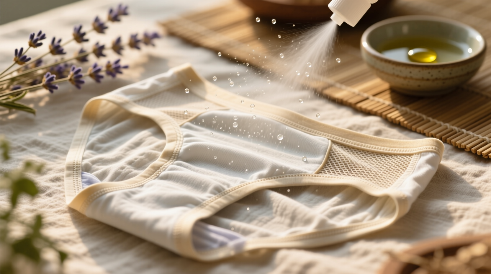 how to deodorize disinfect period underwear safely