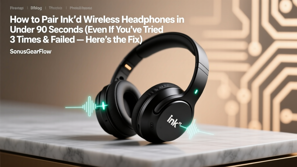 Ink'd Wireless Headphones Pairing Guide (2026)