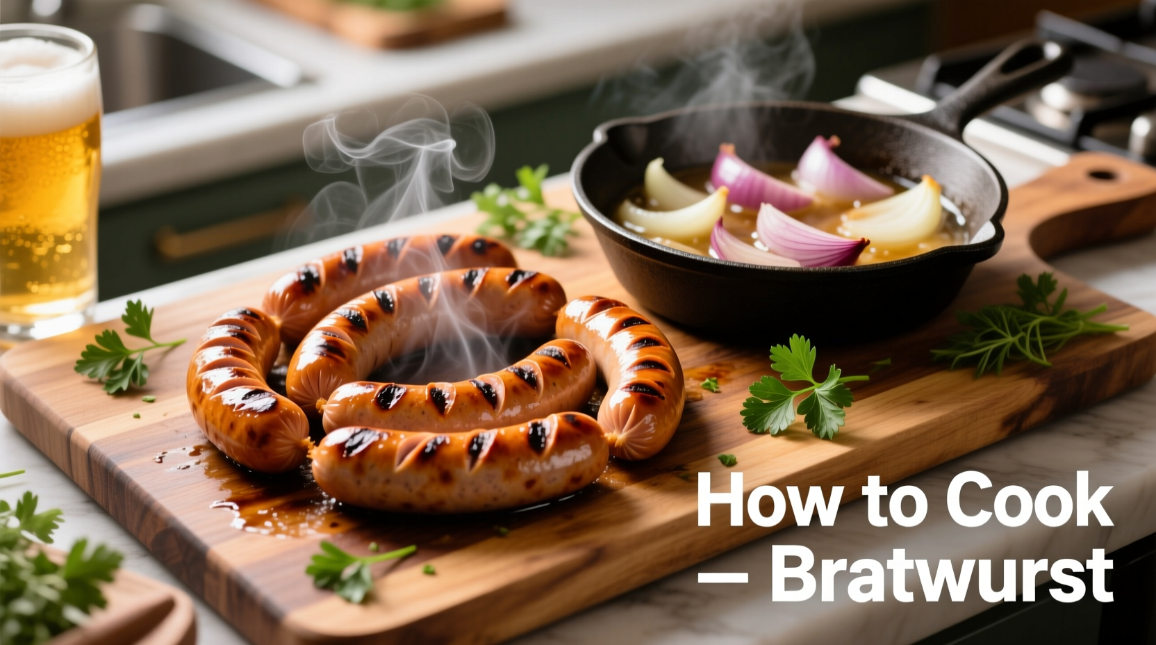 how to cook bratwurst