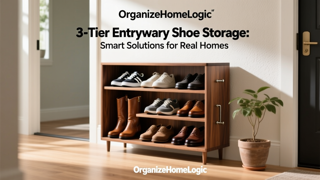 3-Tier Entryway Shoe Storage: Smart Solutions for Real Homes