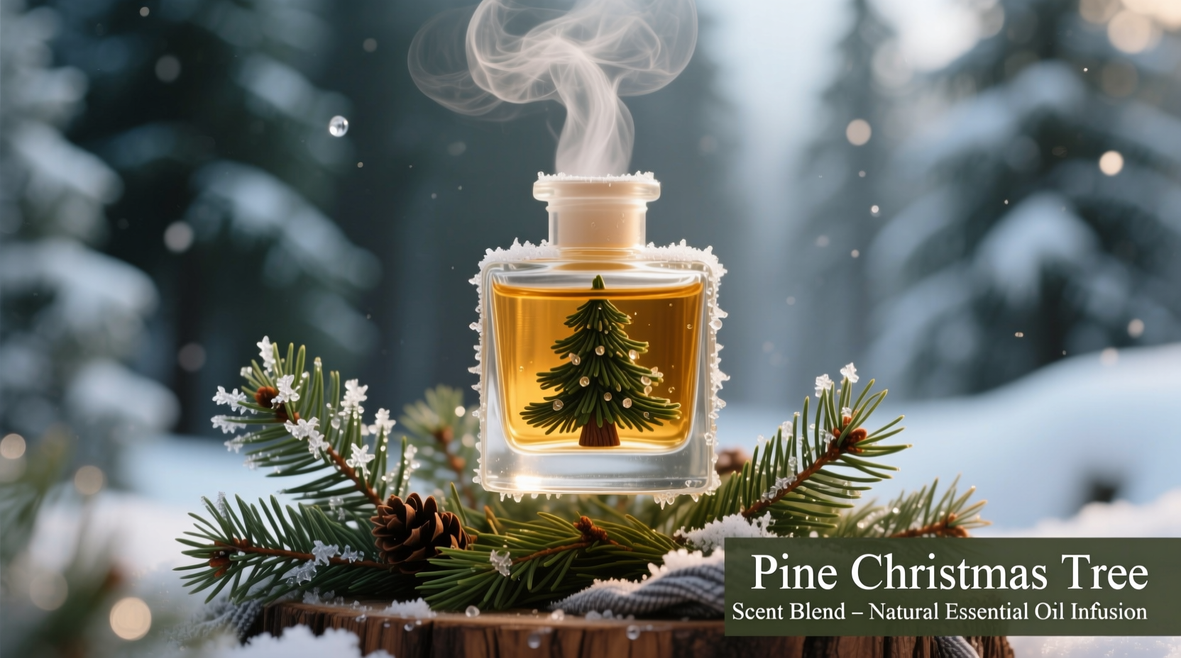 how to make a scent diffuser blend that smells like a real pine christmas tree