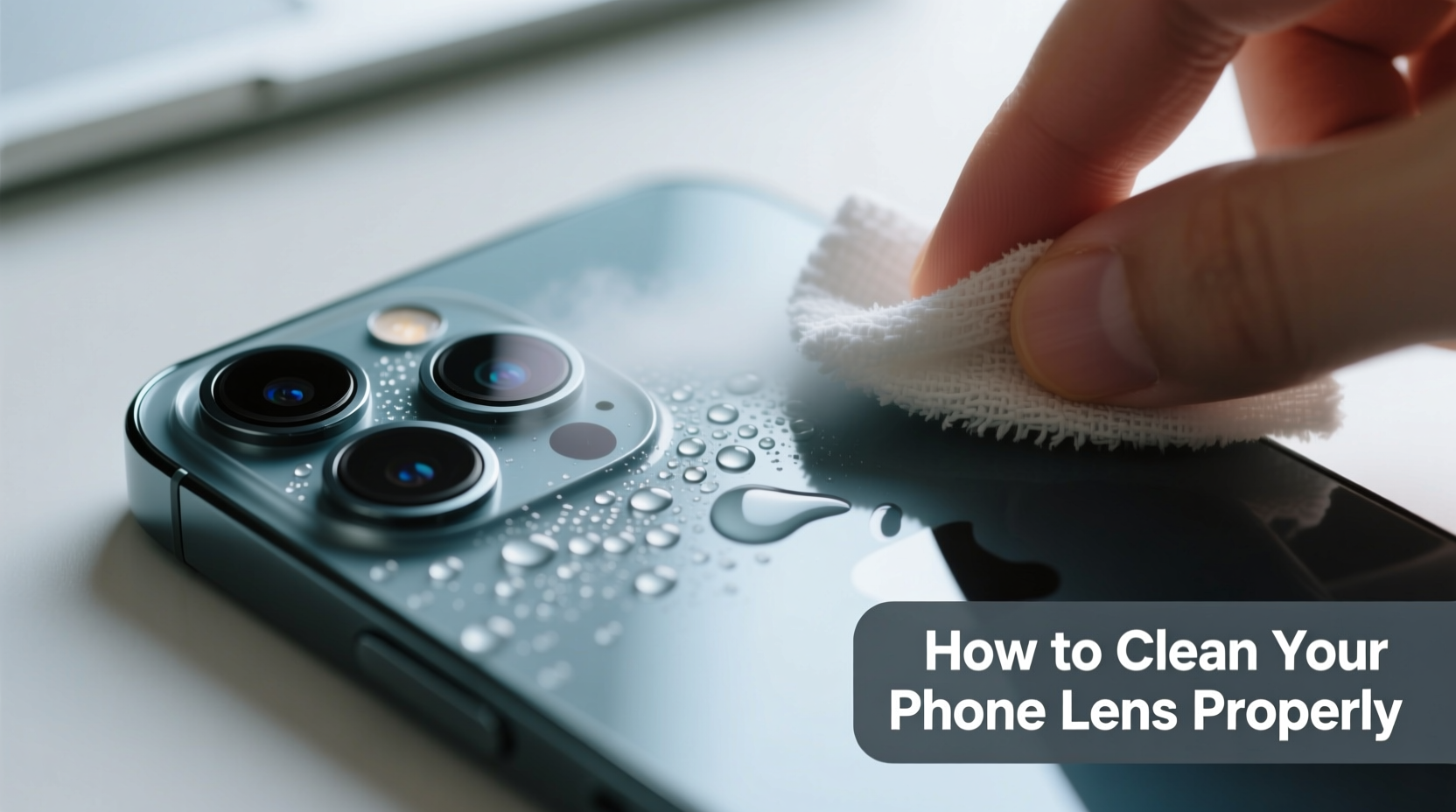 why is my phone camera foggy and how to clean the lens properly