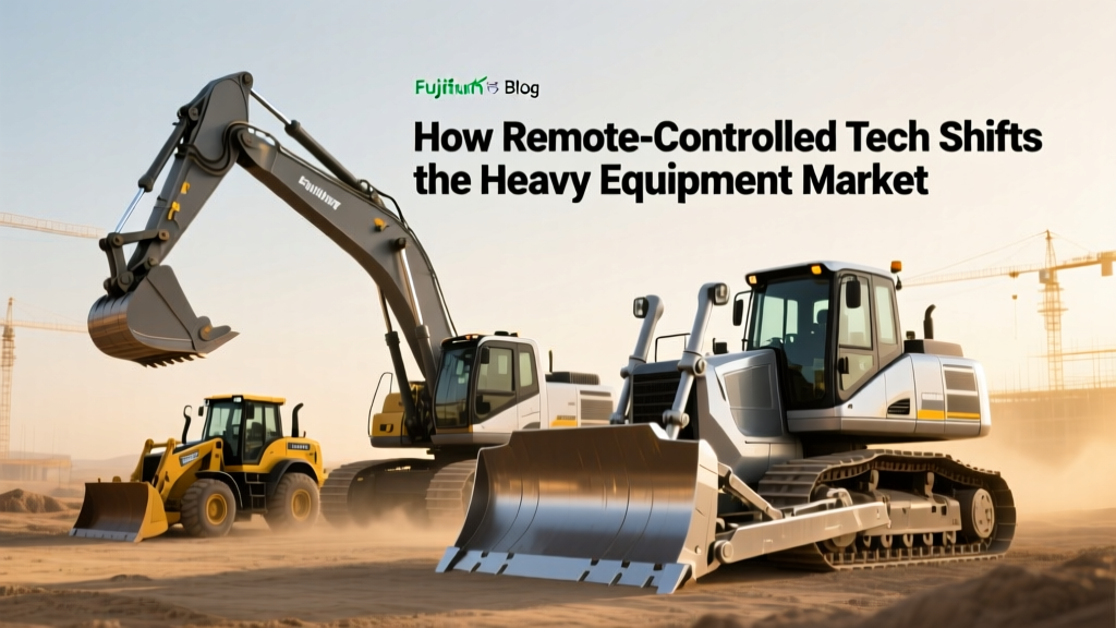 How Remote-Controlled Tech Shifts the Heavy Equipment Market