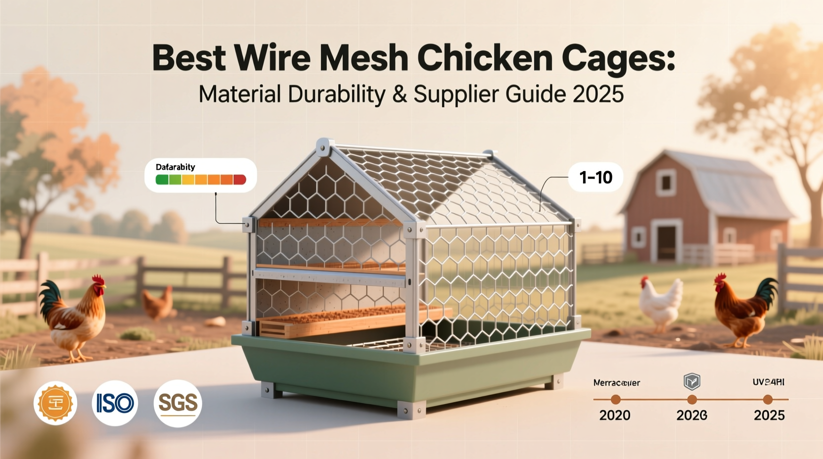 best wire mesh chicken cages