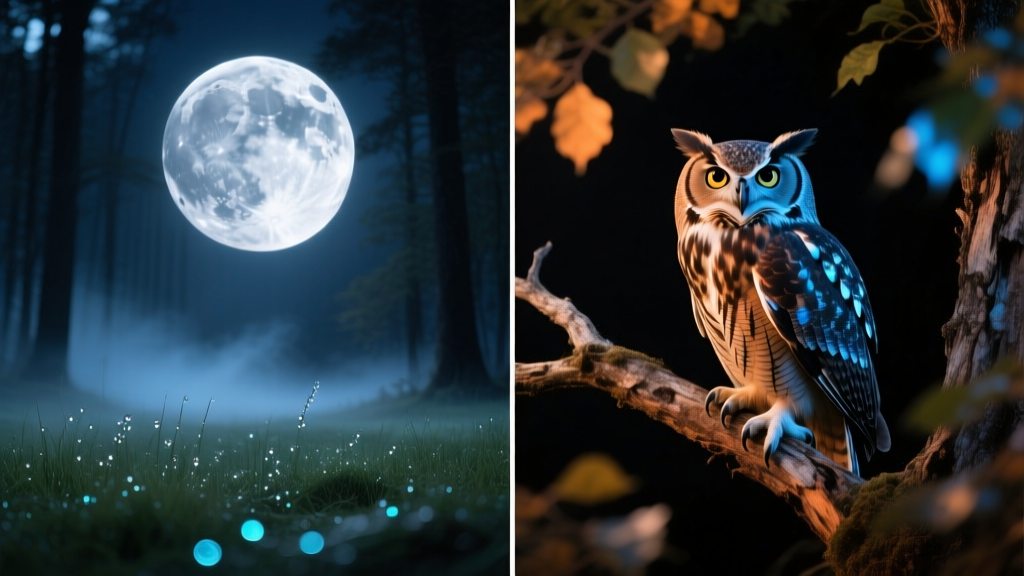 Moon vs Owl: Dream Symbol Comparison