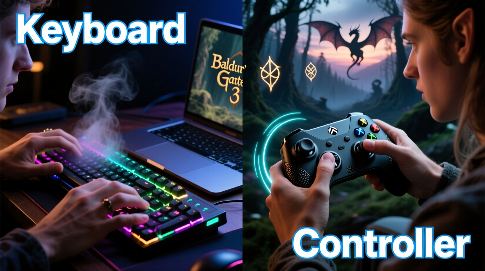 baldurs gate 3 keyboard vs controller which input offers better immersion