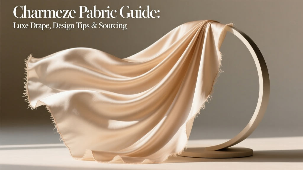 Charmeuse Fabric Guide: Luxe Drape, Design Tips & Sourcing