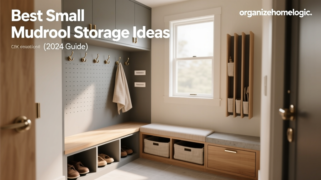 Best Small Mudroom Storage Ideas (2024 Guide)