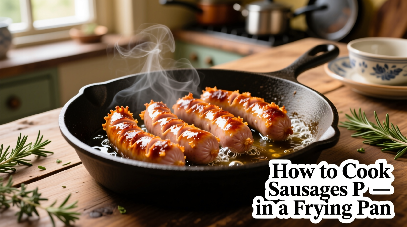 Perfect Pan-Fried Sausages: Crispy Outside, Juicy Inside