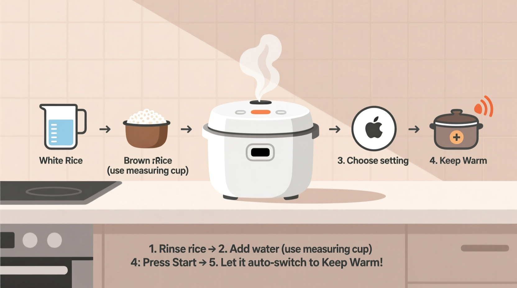 how do you use an aroma rice cooker