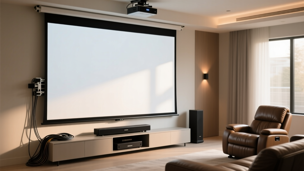 120 Inch Projector Screen: Real Room Setup Guide