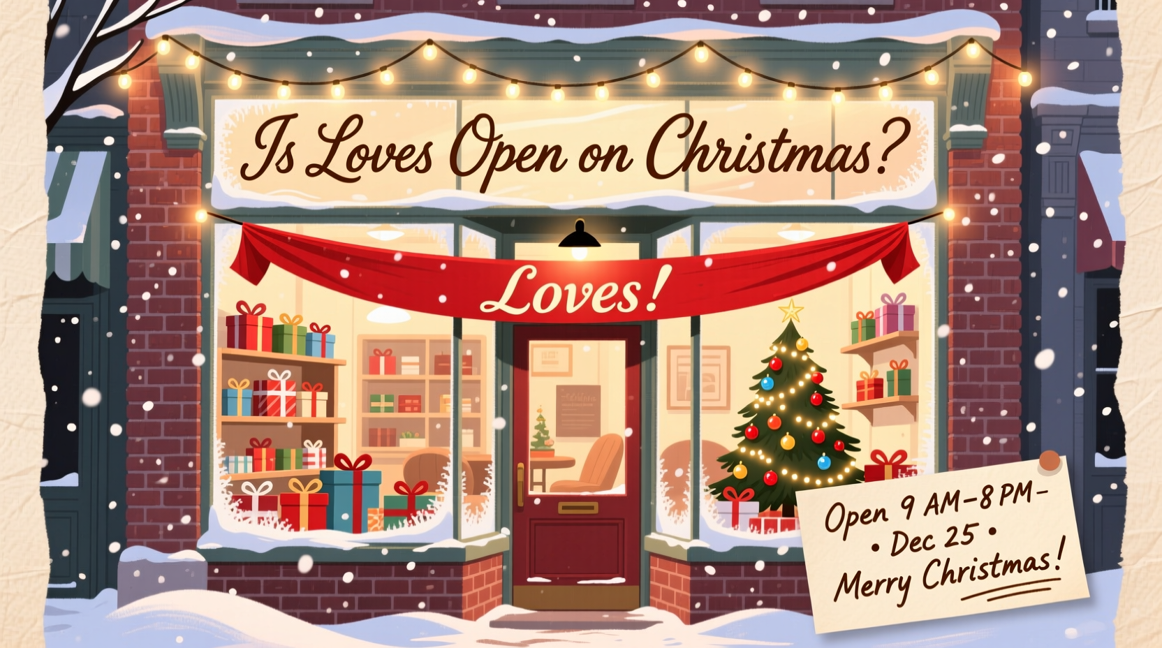 is loves open on christmas