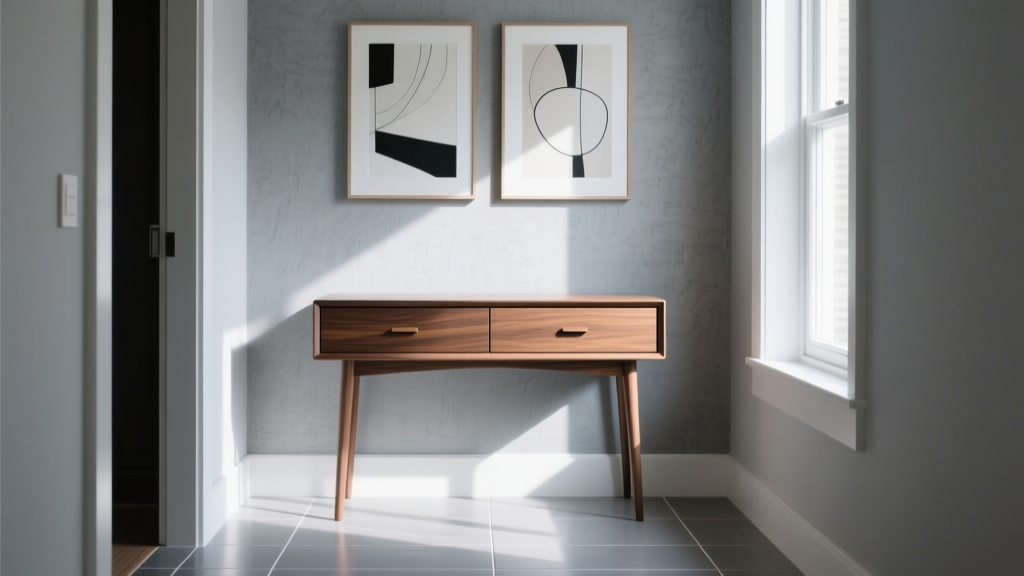 Narrow Hall Tables with Drawers: Smart Storage Solutions