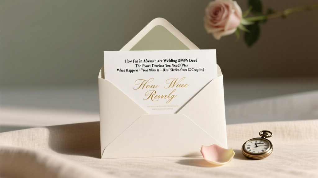 Wedding RSVP Deadline: When to Respond (2026 Timeline)