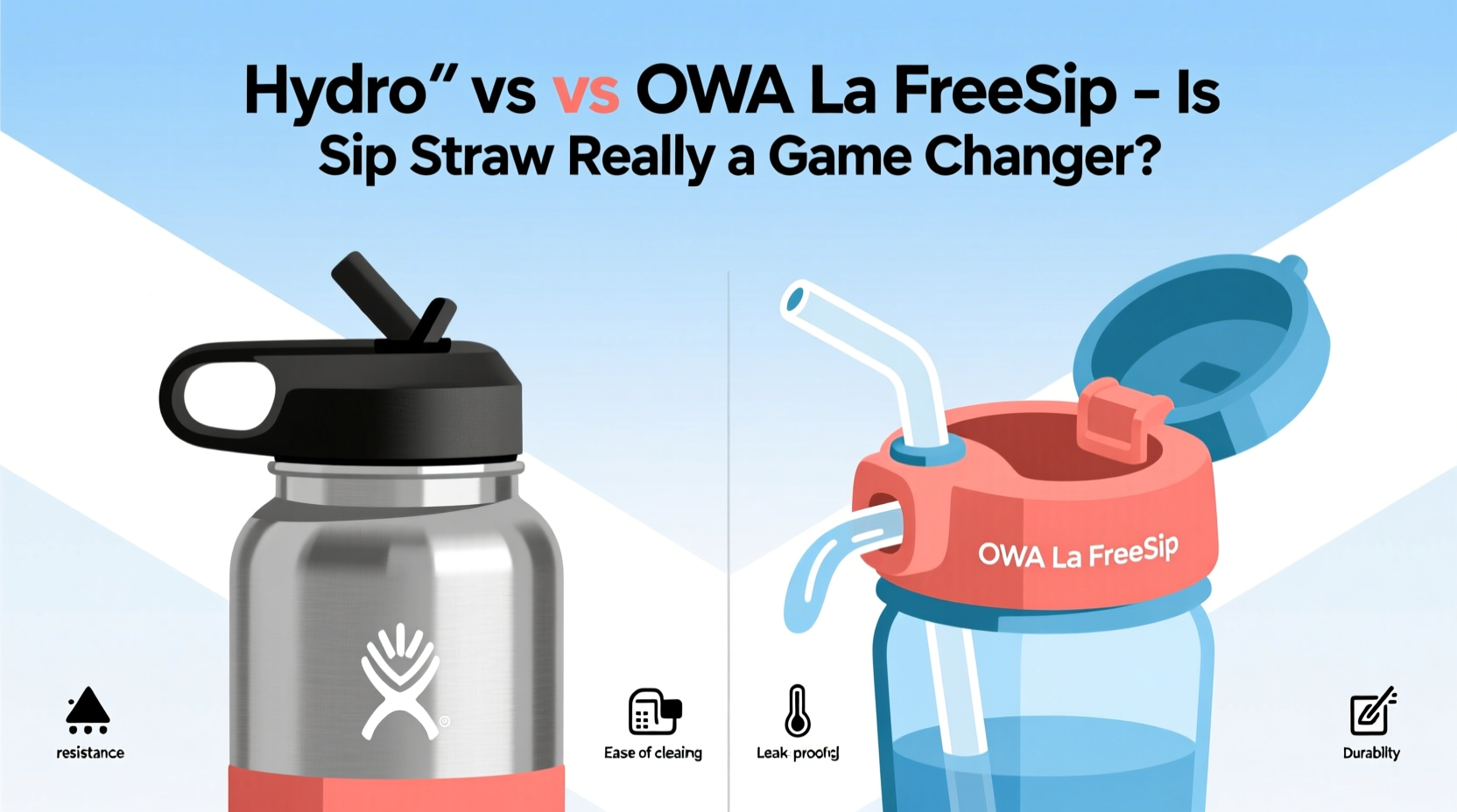 hydro flask vs owala freesip is the sip straw really a game changer