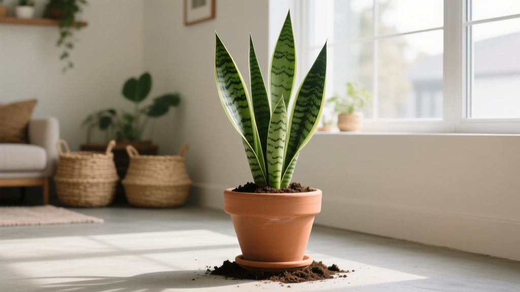 Snake Plant Repotting for Cat Owners (2026)