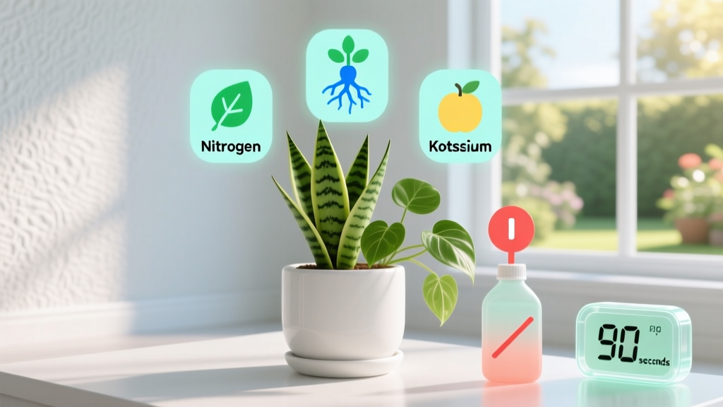 Indoor Plant Feeding Schedule: Fix It in 90 Seconds