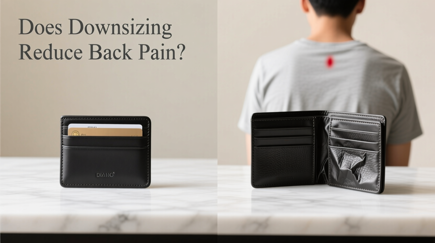 minimalist wallet vs bi fold does downsizing actually reduce back pain