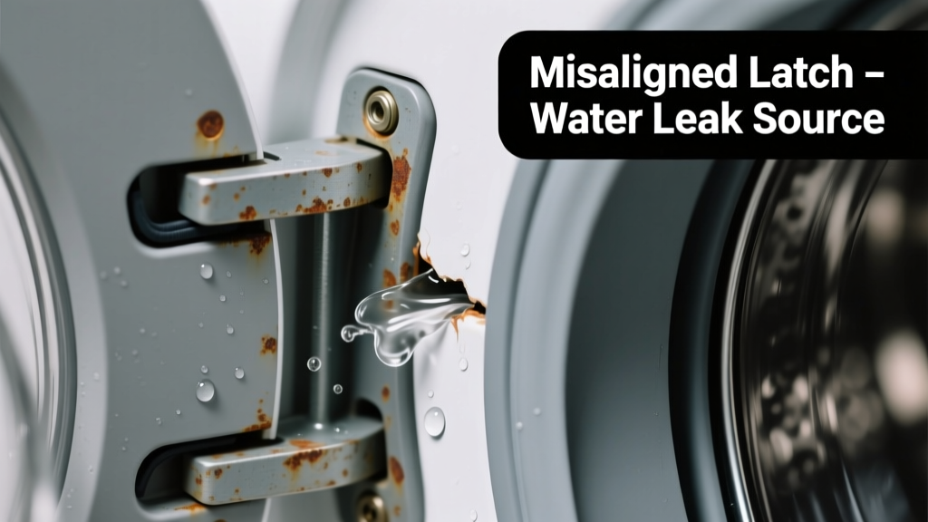 Latch Misaligned Causing Water Leak: Quick Diagnosis