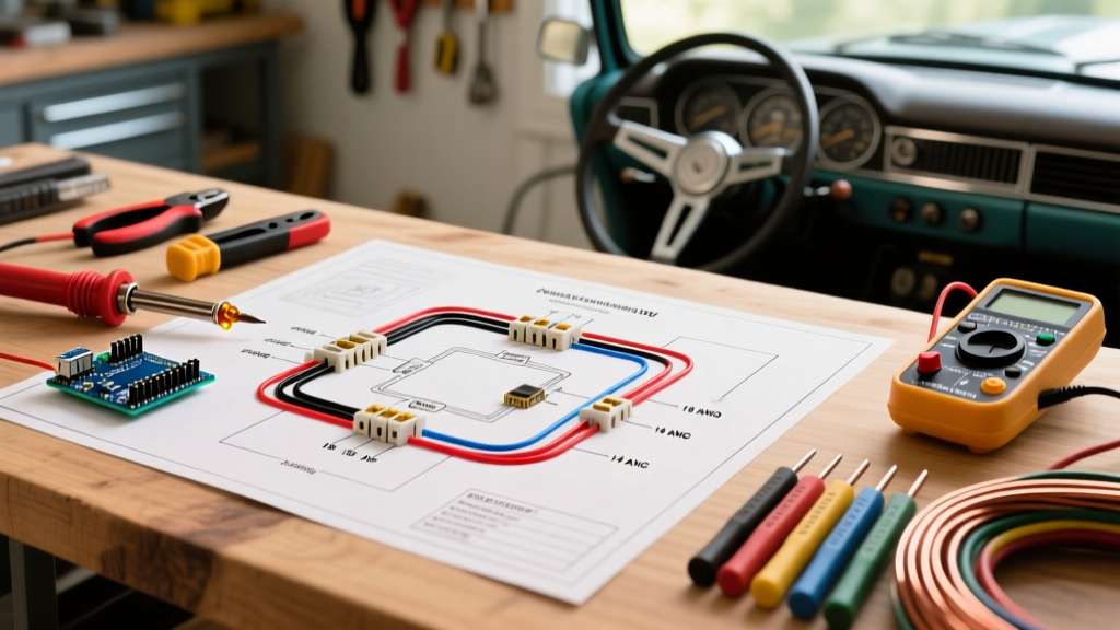 Reading Basic Car Electrical Wiring Diagrams for 12V Appliances