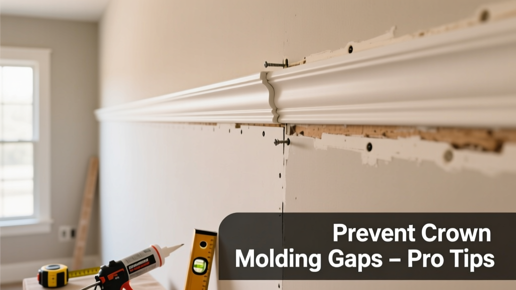 How to Prevent Crown Molding Gap in Drywall Walls