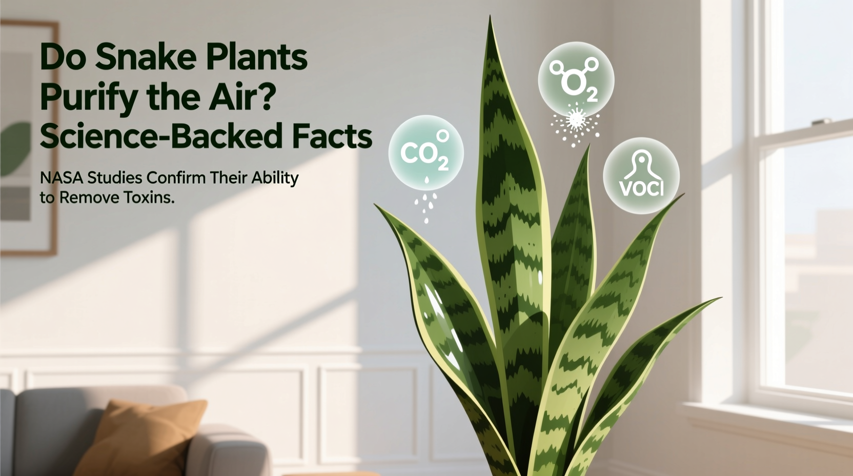 Snake Plants: 5 Air-Purifying Powers | TheHomeSprouts