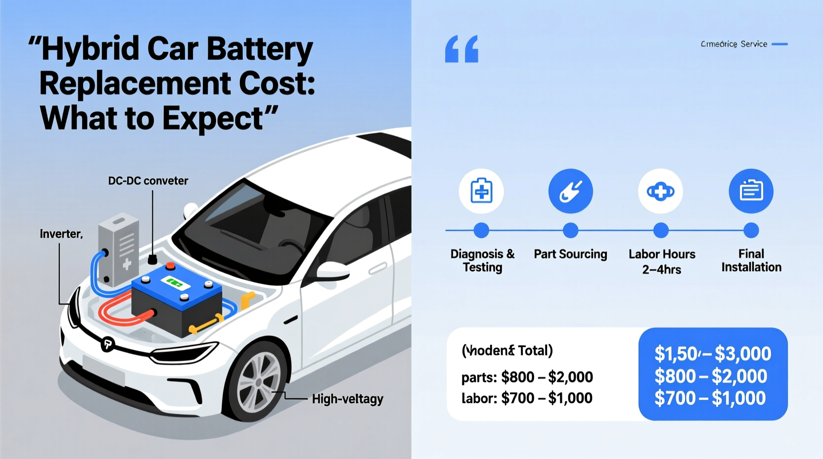 how much does a battery for a hybrid car cost