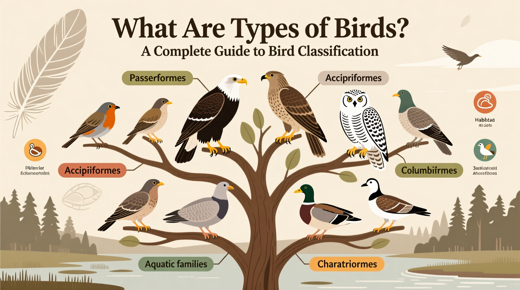 what are types of birds