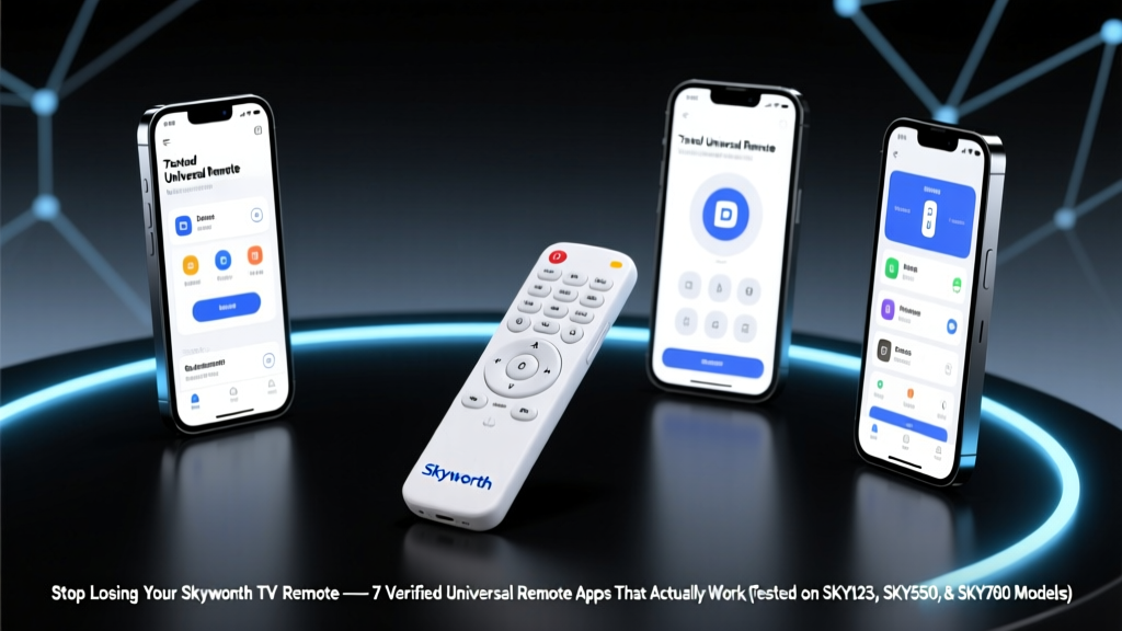 Stop Losing Your Skyworth TV Remote — 7 Verified Universal Remote Apps That Actually Work (Tested on SKY123, SKY550, & SKY780 Models)