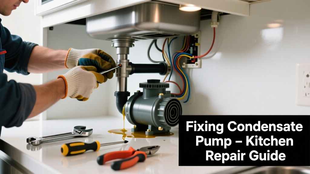 Fixing a Failed Condensate Pump in the Kitchen