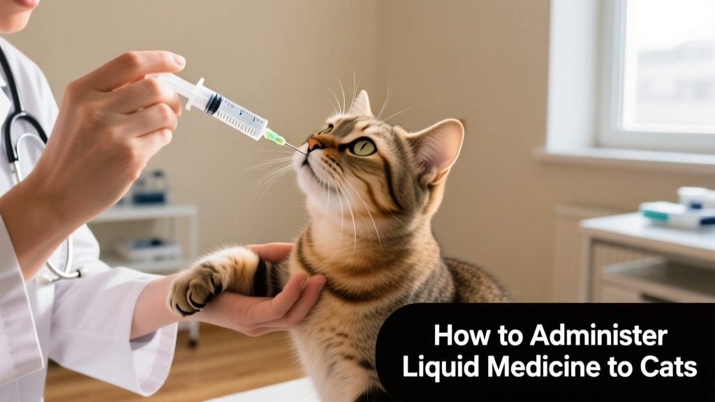 How To Give Liquid Medicine to a Cat