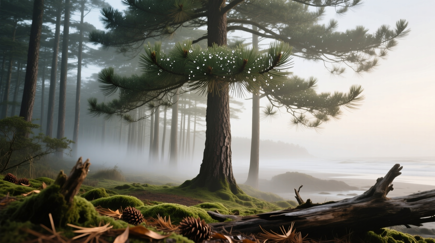 norfolk pines