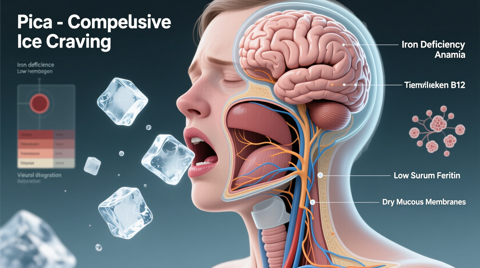 why do some people crave ice constantly is it linked to deficiency