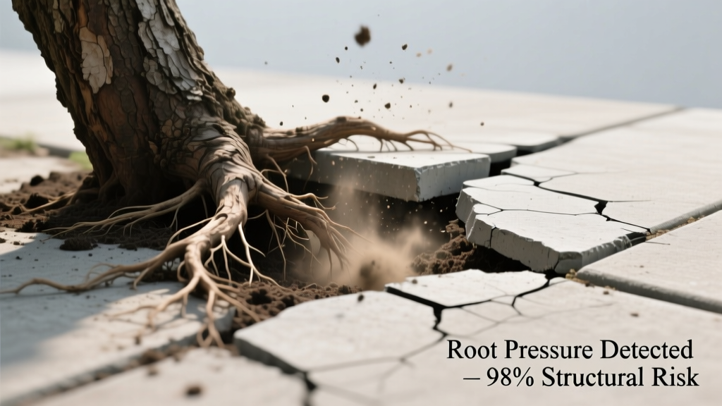 Tree Root Lifting Sidewalk with Grinding Noise: Quick Diagnosis