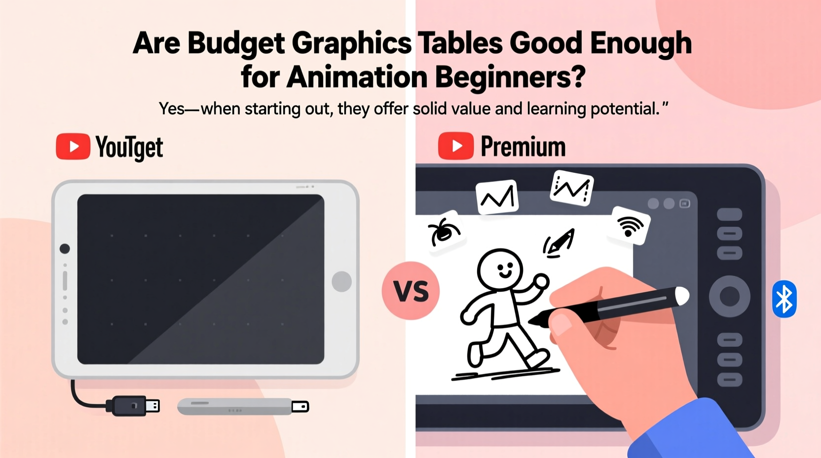are budget graphics tablets good enough for animation beginners