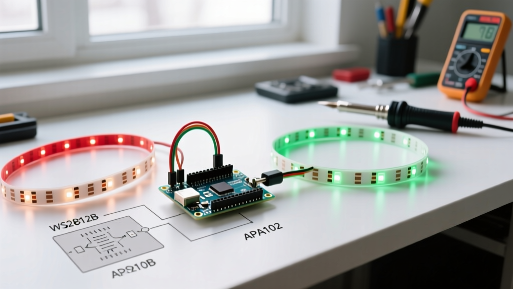 Arduino Christmas Lights: WS2812B vs APA102 Compatibility Guide