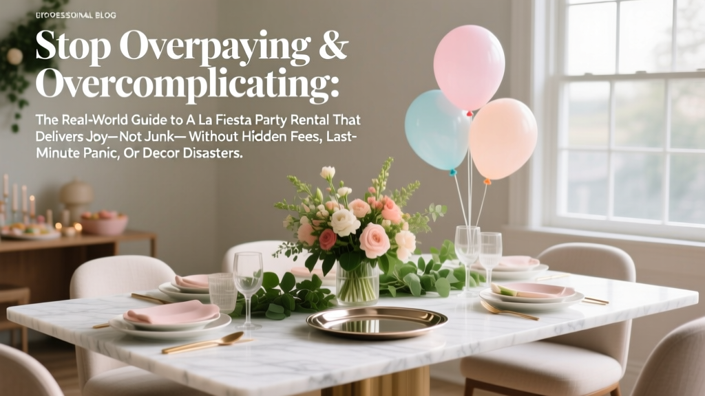 A La Fiesta Party Rentals: Joy, No Junk (2026)