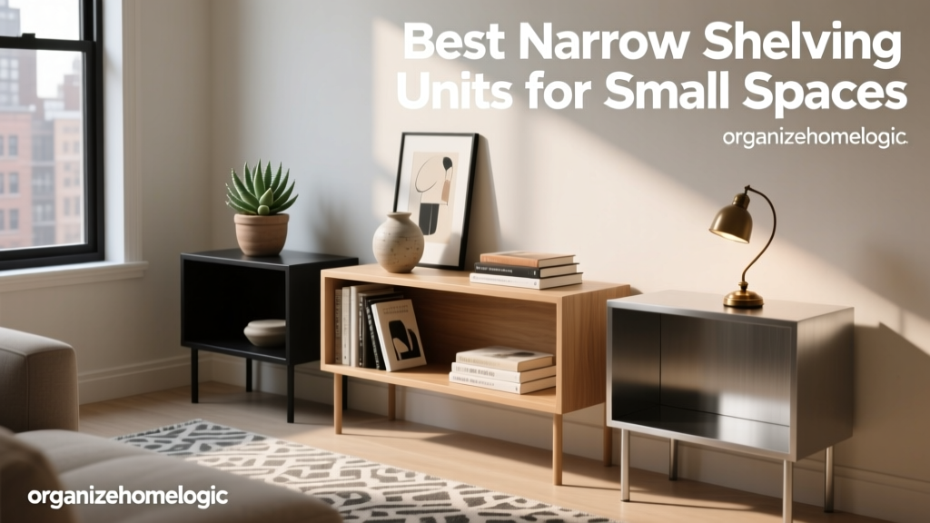 Best Narrow Shelving Units for Small Spaces