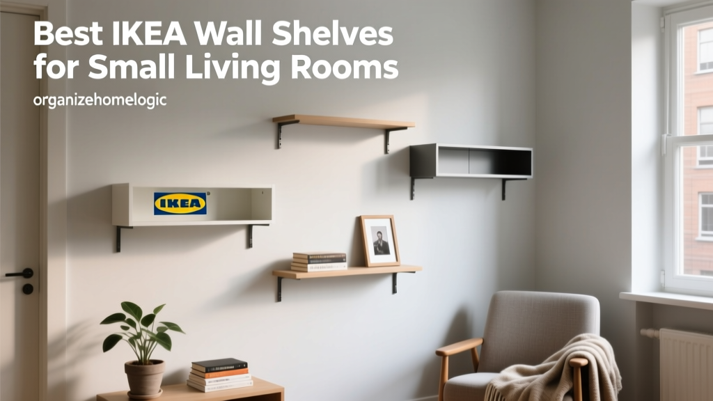 Best IKEA Wall Shelves for Small Living Rooms