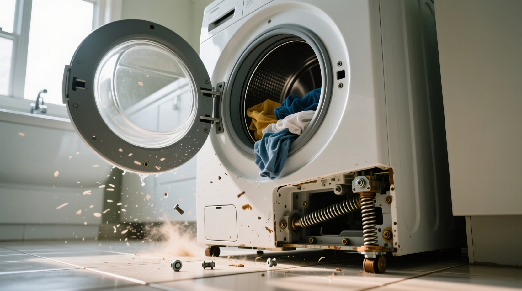 why your washing machine is shaking and how to fix it